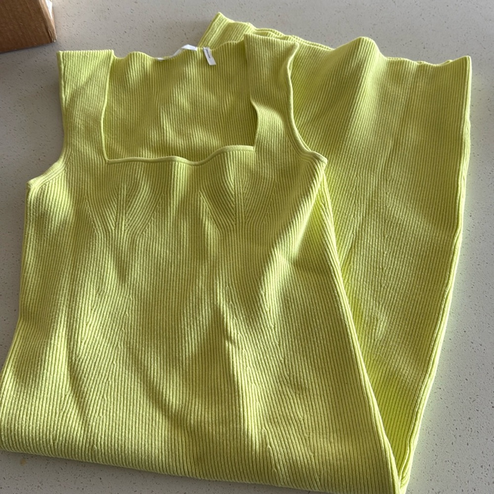 Helmut lang ribbed midi